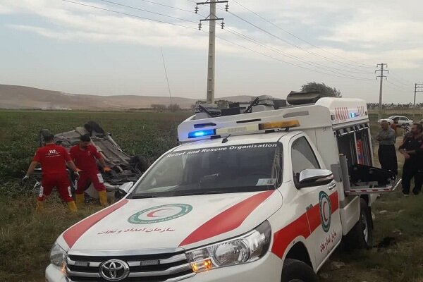 تصادف در محور نقده ارومیه ۵ مصدوم برجای گذاشت