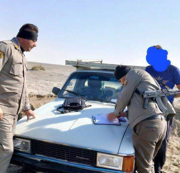 گشت‌های حفاظتی محیط‌بانان در جنوب دریاچه ارومیه