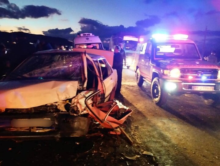 تصادف در محور نقده ۳ فوتی و ۳ مصدوم برجای گذاشت