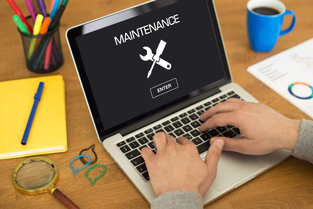 پشتیبانی و تعمیر سایت